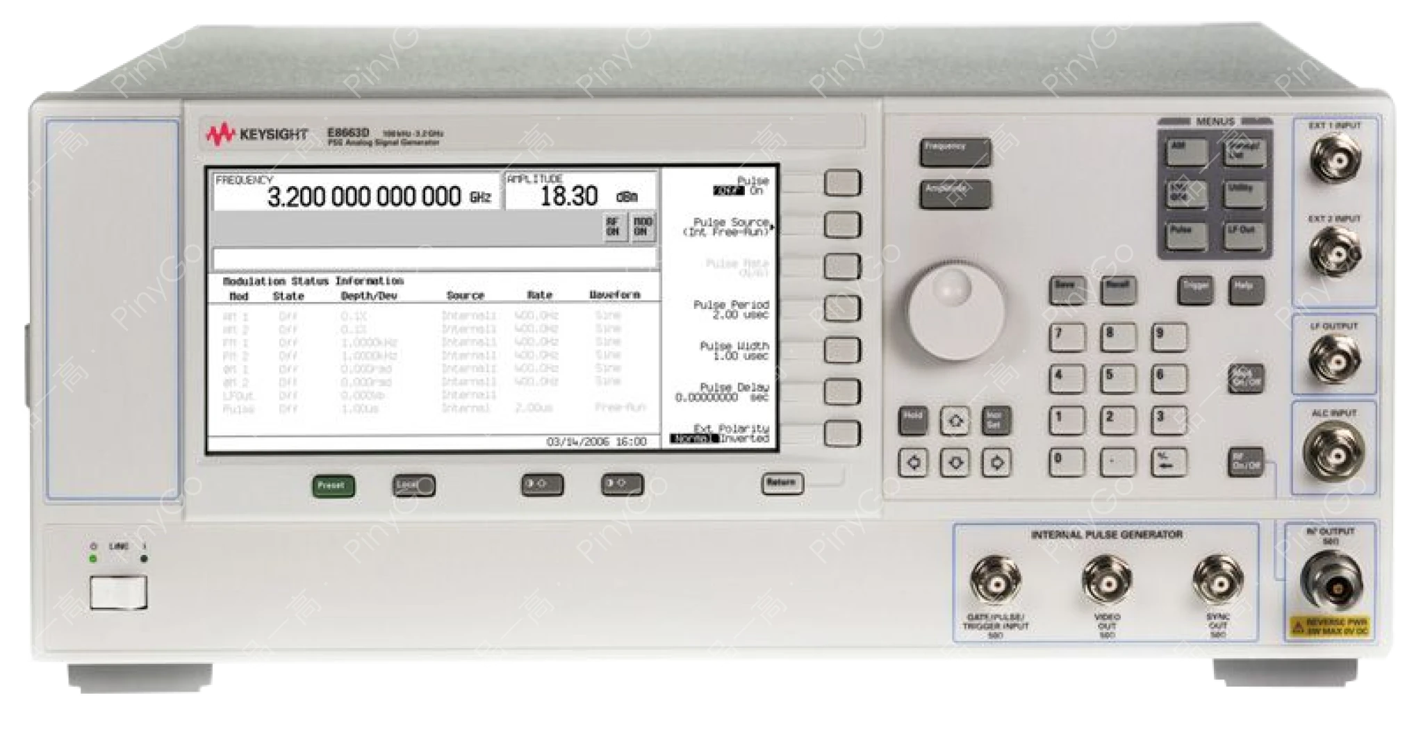 E8663D PSG RF Analog Signal Generator